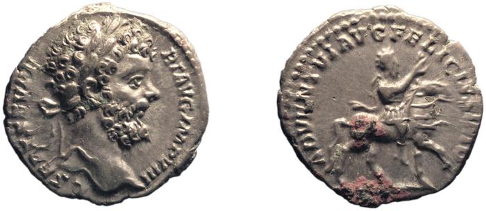 RIC IV Septimius Severus 74, реверс, bm