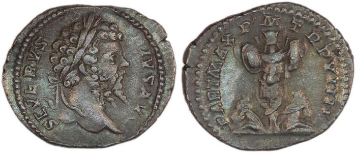 RIC IV Septimius Severus 153, реверс, bm