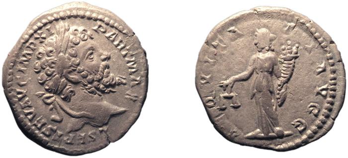 RIC IV Septimius Severus 122C, реверс, bm