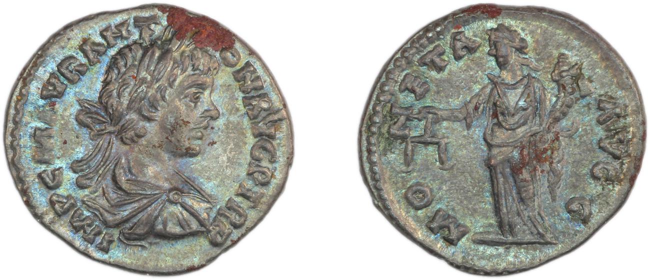 RIC IV Caracalla 337D, аверс, bm