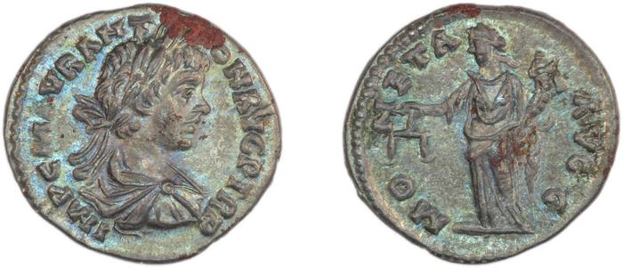 RIC IV Caracalla 337D, реверс, bm