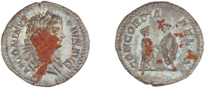 RIC IV Caracalla 124A, реверс, bm