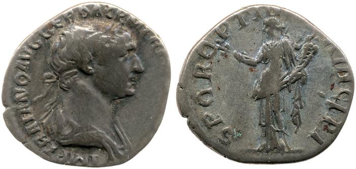 RIC II Trajan 271, реверс, bm