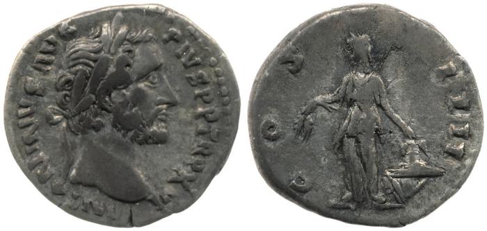 реверс RIC III Antoninus Pius 204