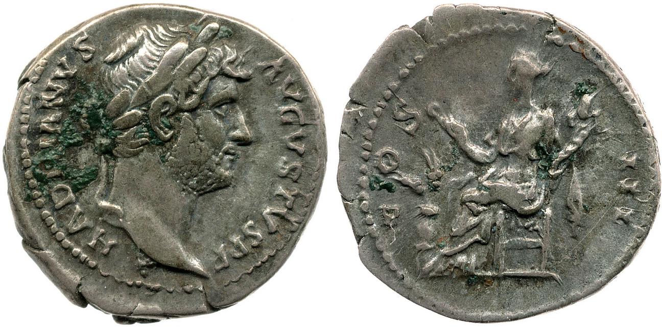 RIC II, Part 3 (second edition) Hadrian 911, аверс, bm