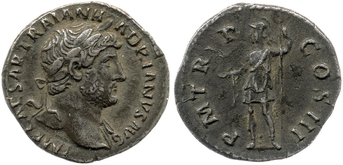 RIC II, Part 3 (second edition) Hadrian 597, аверс, bm