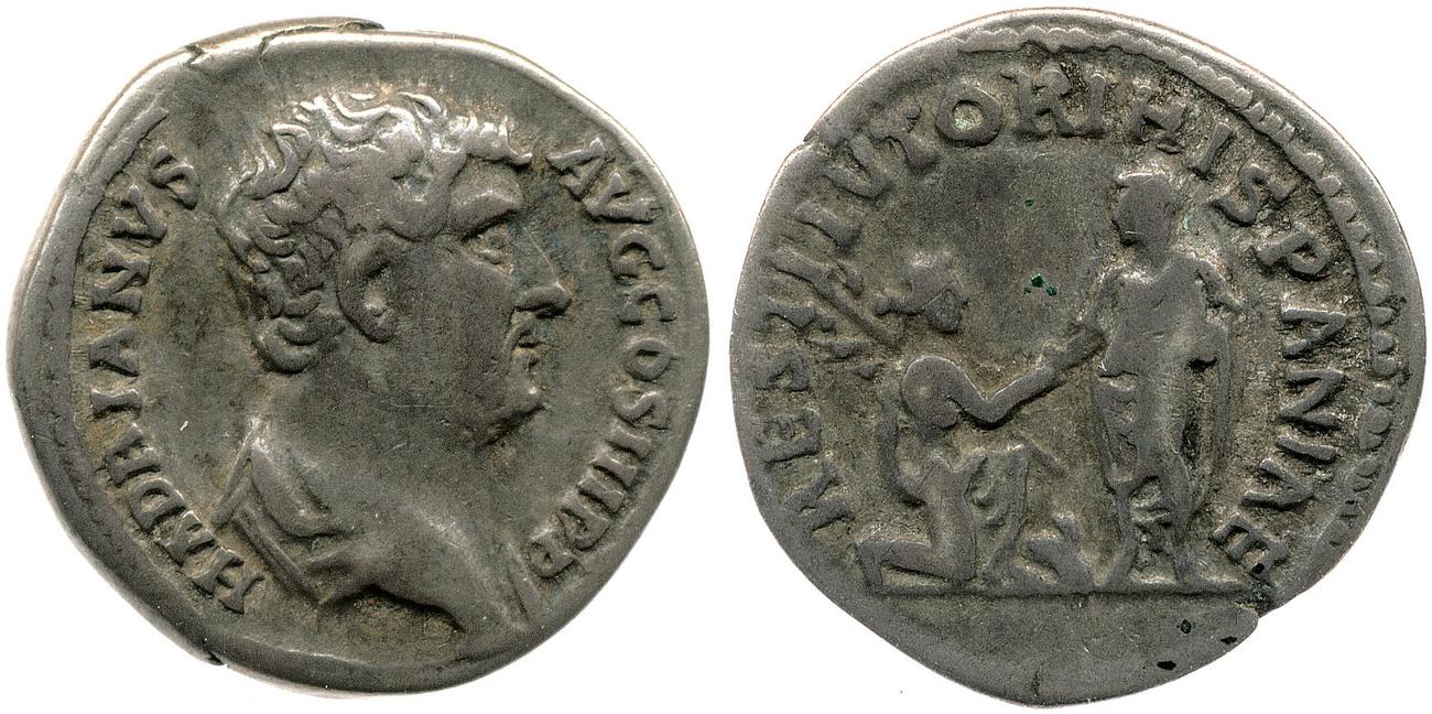 аверс RIC II, Part 3 (second edition) Hadrian 1583