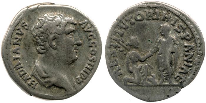 реверс RIC II, Part 3 (second edition) Hadrian 1583