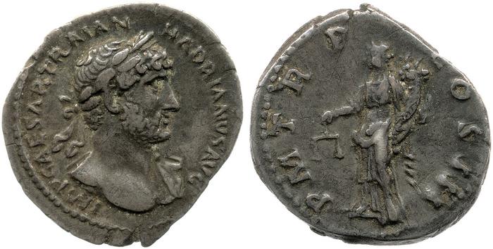 RIC II, Part 3 (second edition) Hadrian 387, реверс, bm
