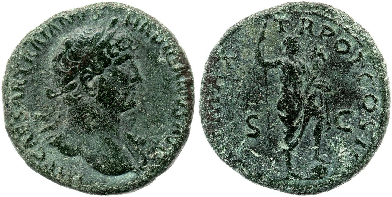 аверс RIC II, Part 3 (second edition) Hadrian 267