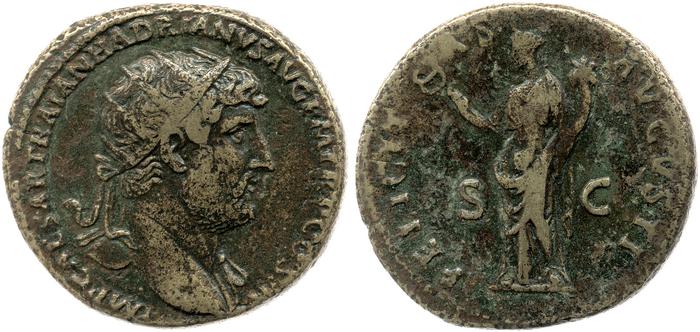 реверс RIC II, Part 3 (second edition) Hadrian 609