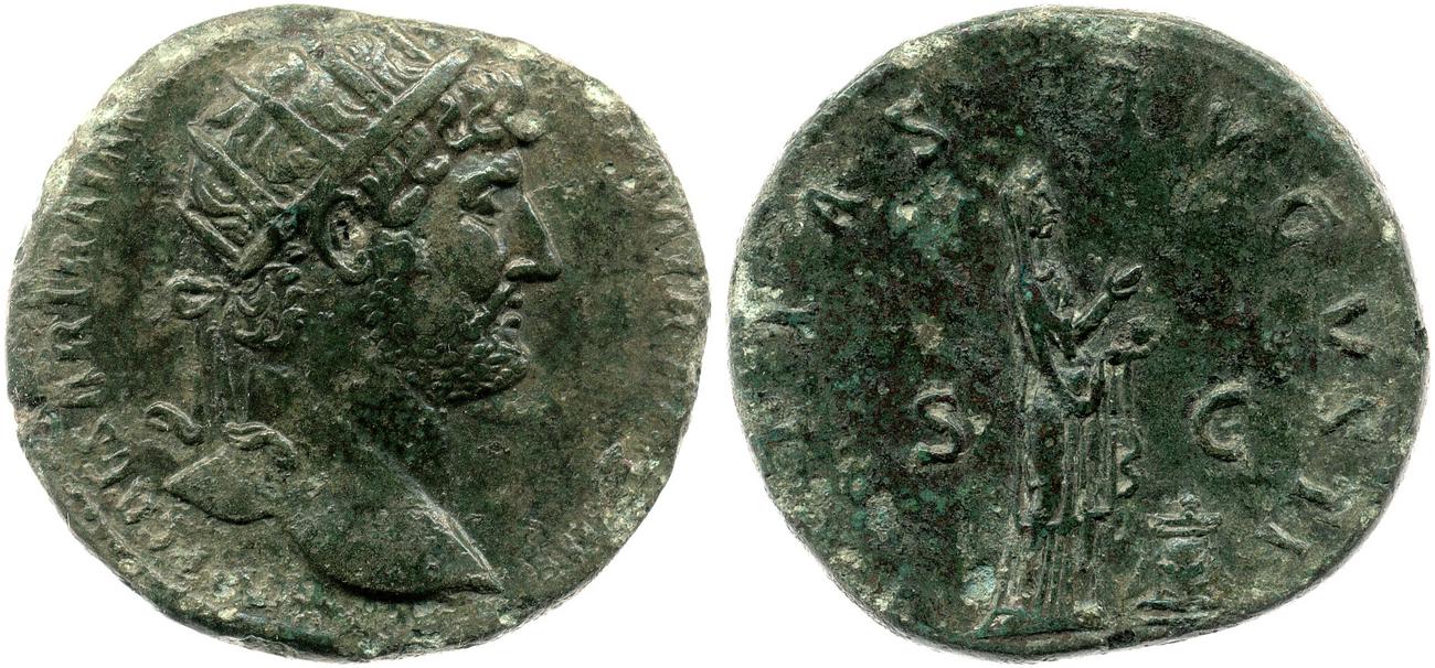 RIC II, Part 3 (second edition) Hadrian 474, аверс, bm
