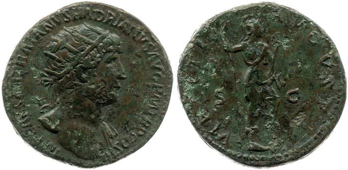 RIC II, Part 3 (second edition) Hadrian 280, реверс, bm