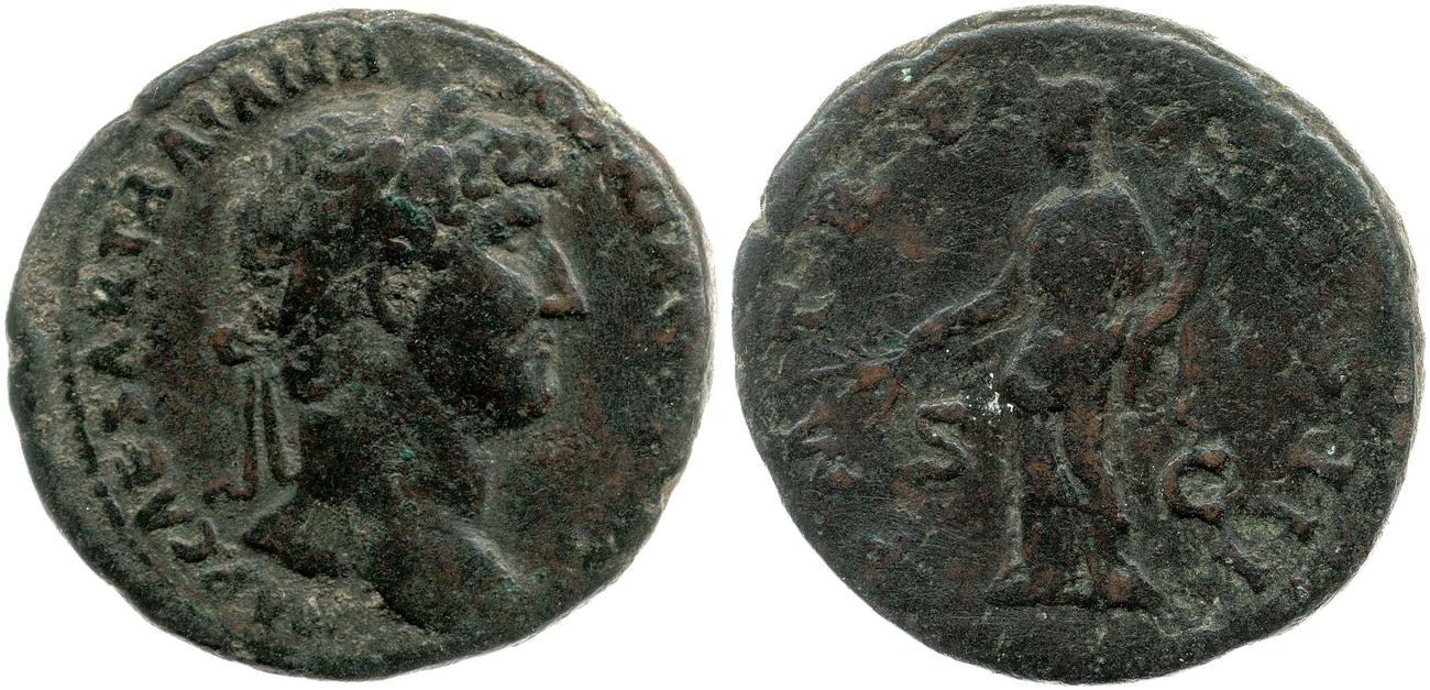 RIC II, Part 3 (second edition) Hadrian 672, аверс, bm