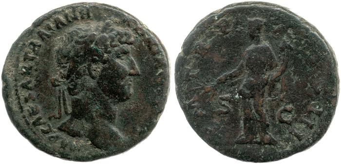 RIC II, Part 3 (second edition) Hadrian 672, реверс, bm