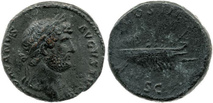 RIC II, Part 3 (second edition) Hadrian 820, реверс, bm