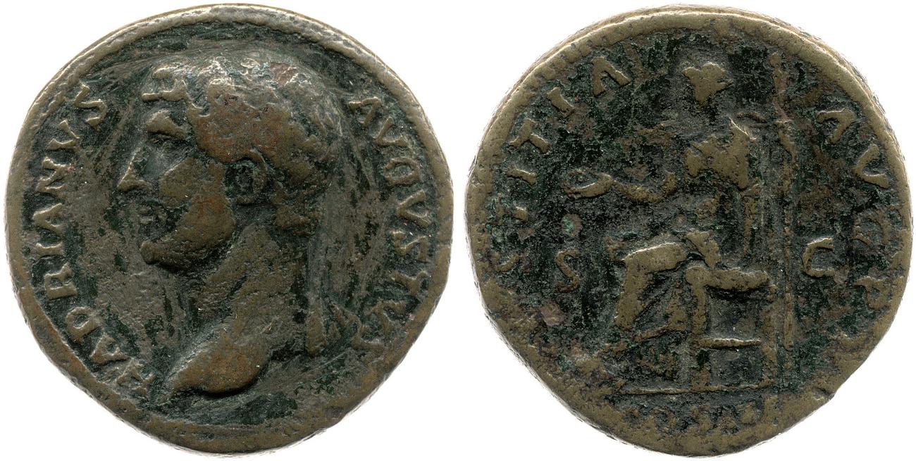 аверс RIC II, Part 3 (second edition) Hadrian 1163