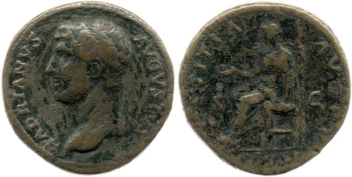 реверс RIC II, Part 3 (second edition) Hadrian 1163