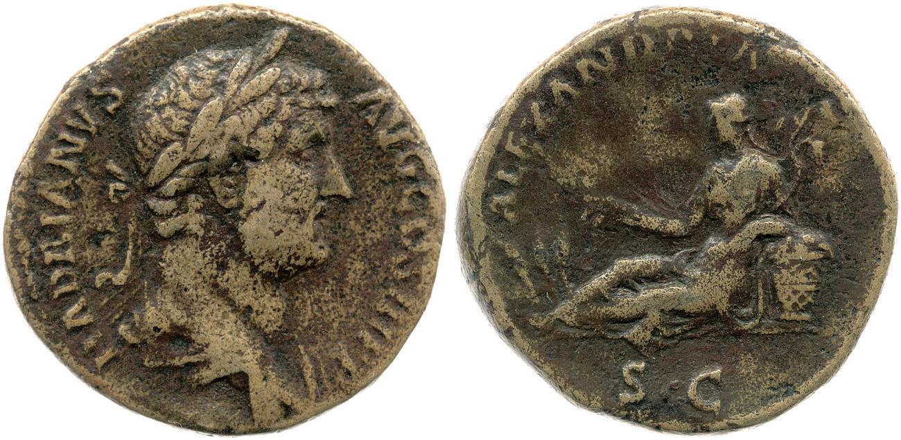 RIC II, Part 3 (second edition) Hadrian 1627, аверс, bm