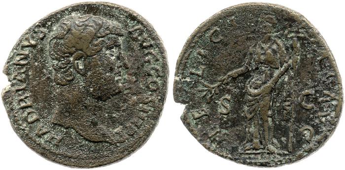реверс RIC II, Part 3 (second edition) Hadrian 2259