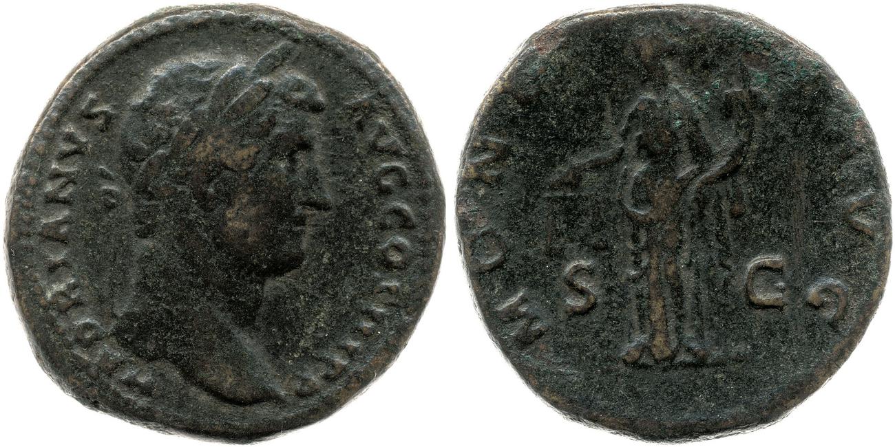 аверс RIC II, Part 3 (second edition) Hadrian 2277