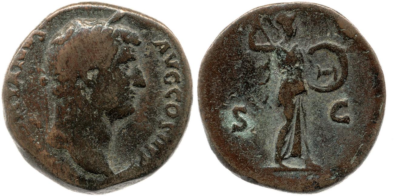 аверс RIC II, Part 3 (second edition) Hadrian 2285