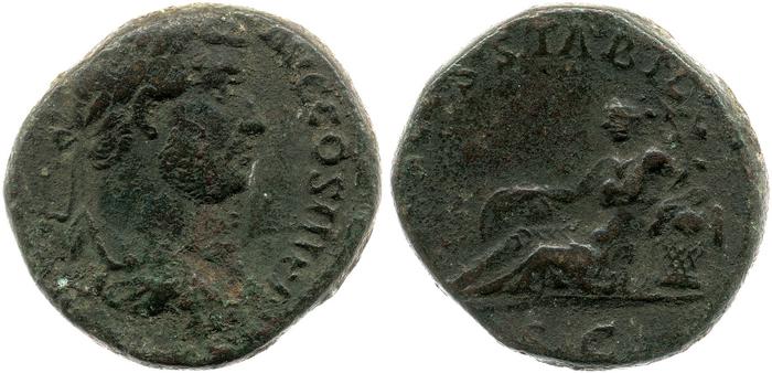 RIC II, Part 3 (second edition) Hadrian 2180, реверс, bm