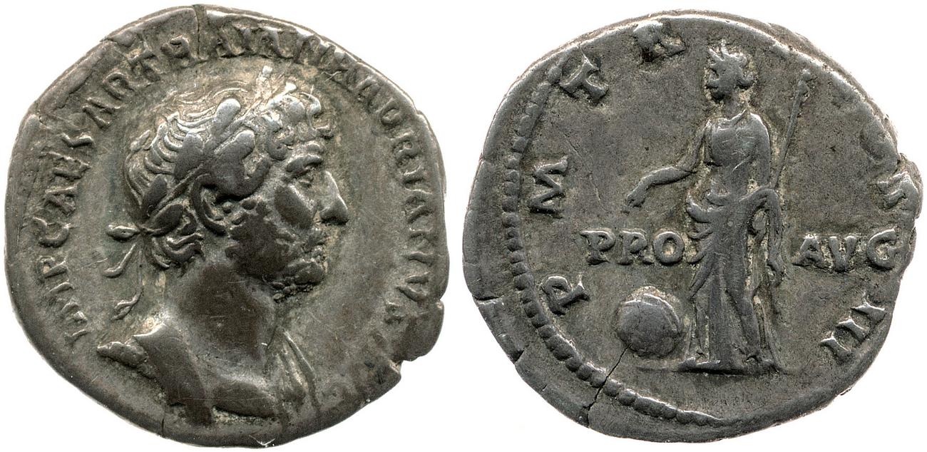 аверс RIC II, Part 3 (second edition) Hadrian 559