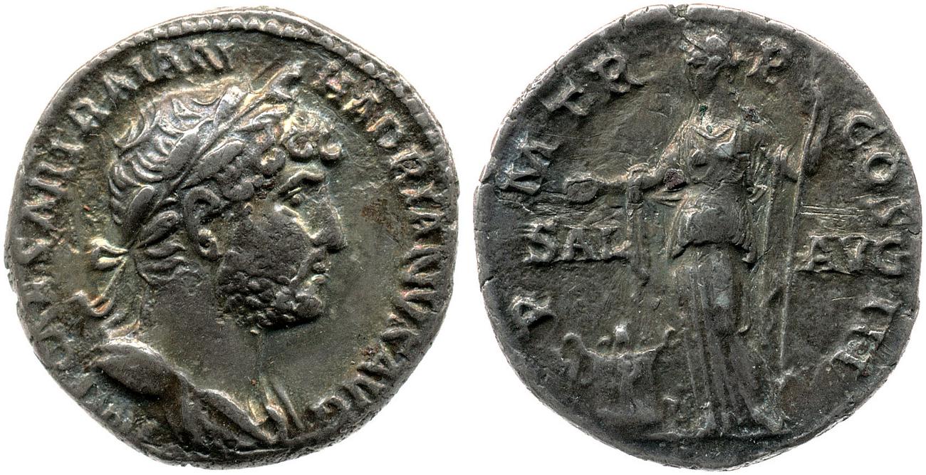 аверс RIC II, Part 3 (second edition) Hadrian 564