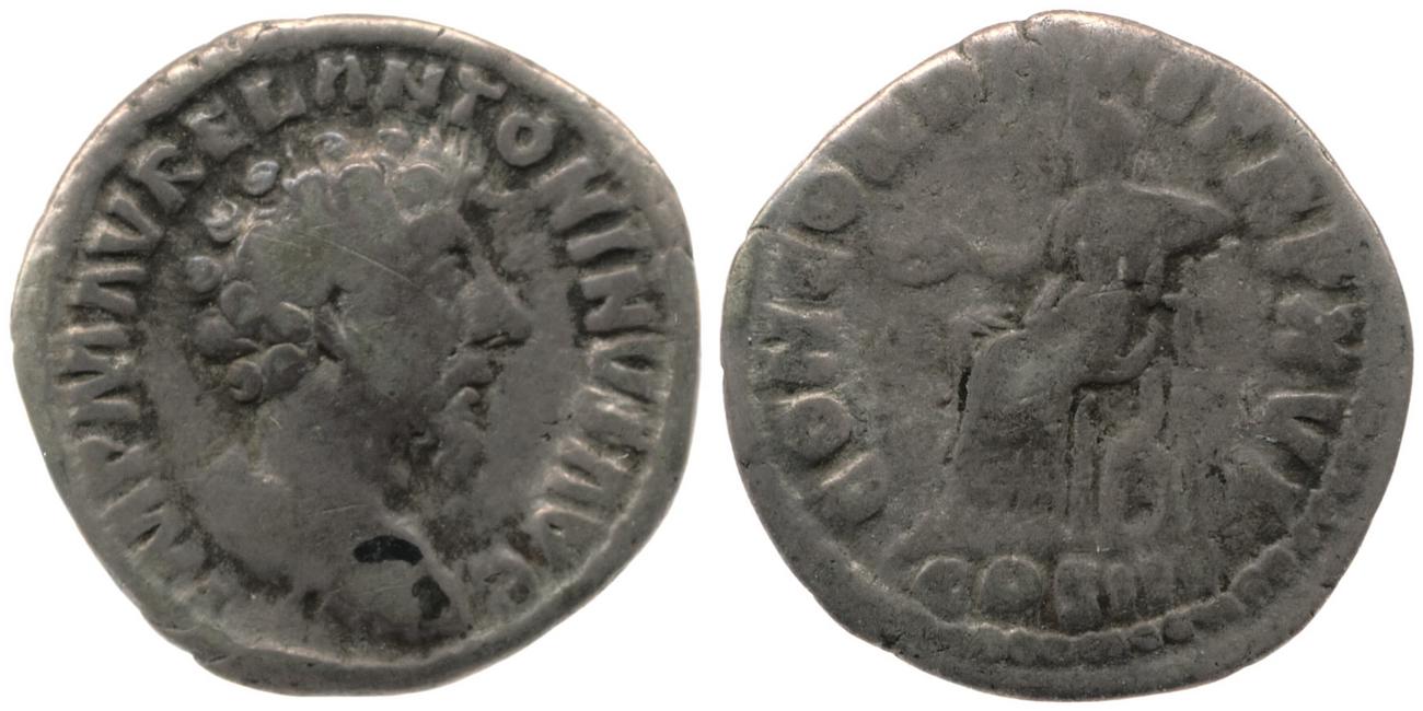 RIC III Marcus Aurelius 36, аверс, bm