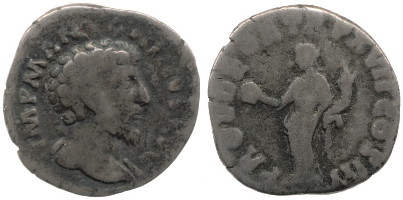 аверс RIC III Marcus Aurelius 71