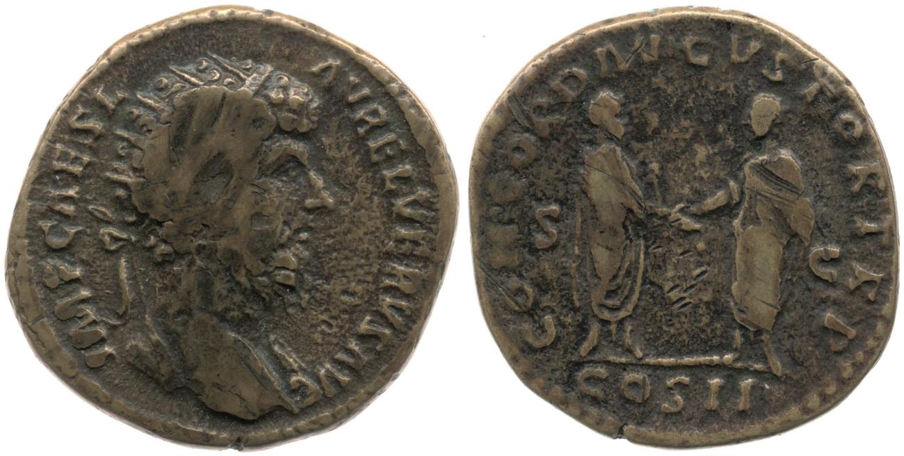 RIC III Marcus Aurelius 1293, аверс, bm