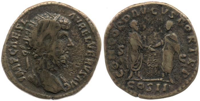 RIC III Marcus Aurelius 1293, реверс, bm