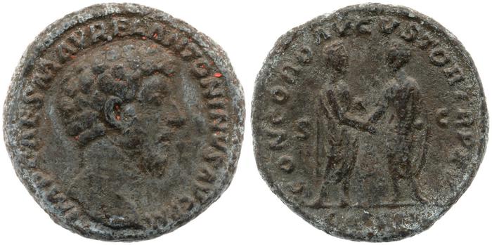 реверс RIC III Marcus Aurelius 801