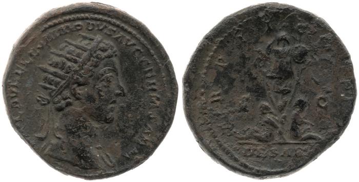 реверс RIC III Marcus Aurelius 1574