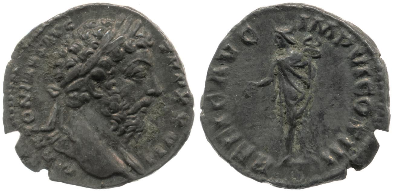 аверс RIC III Marcus Aurelius 285A
