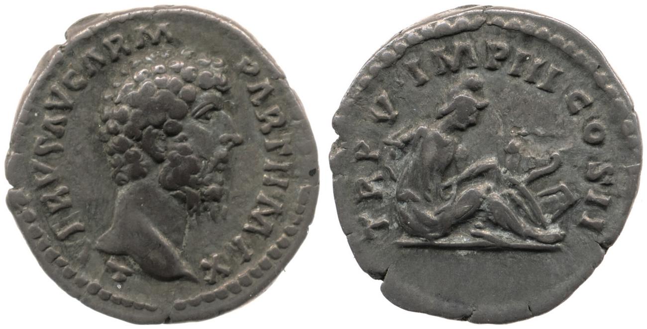 аверс RIC III Marcus Aurelius 542
