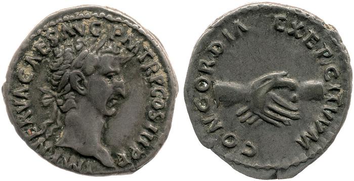 RIC II Nerva 14, реверс, bm