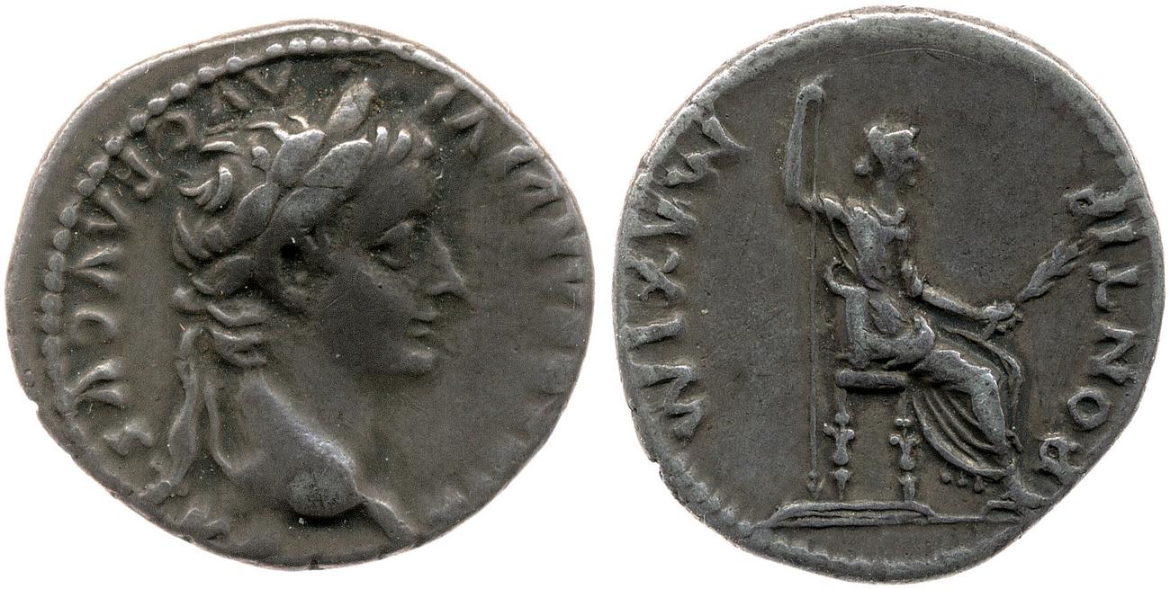 RIC I (second edition) Tiberius 28, аверс, bm