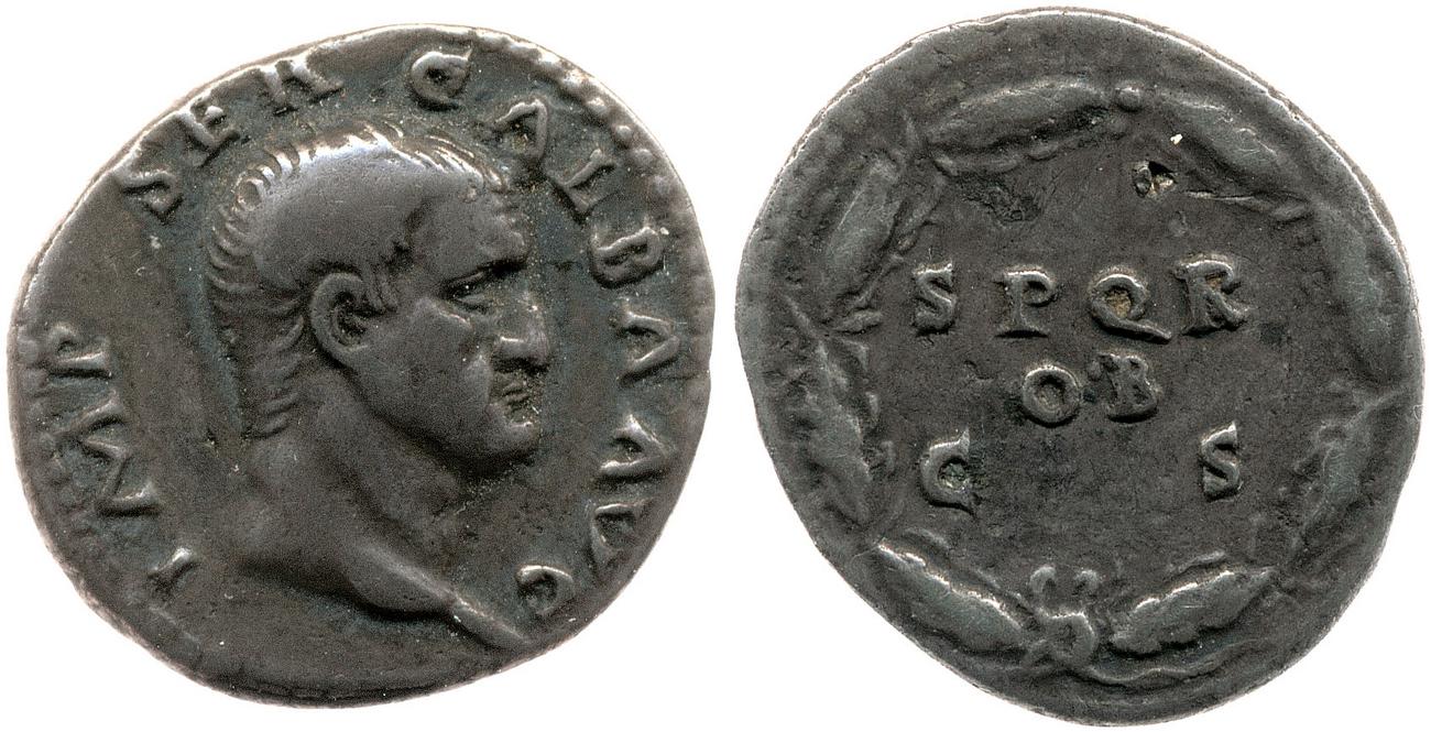 RIC I (second edition) Galba 167, аверс, bm