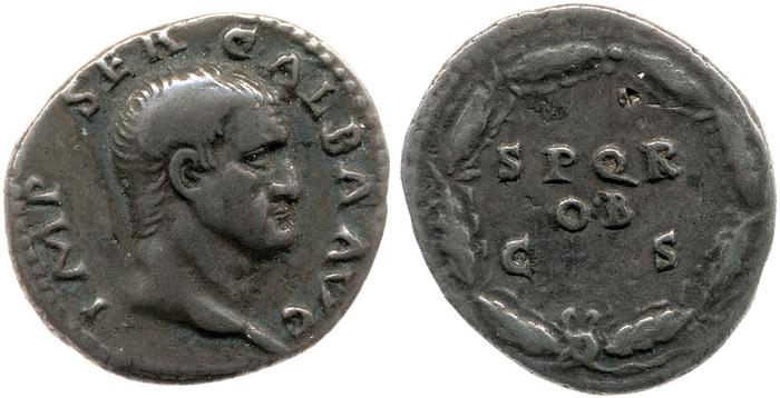 RIC I (second edition) Galba 167, реверс, bm