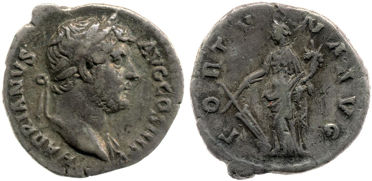 аверс RIC II, Part 3 (second edition) Hadrian 2334