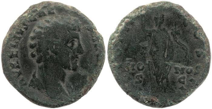 RIC III Antoninus Pius 1279, реверс, bm