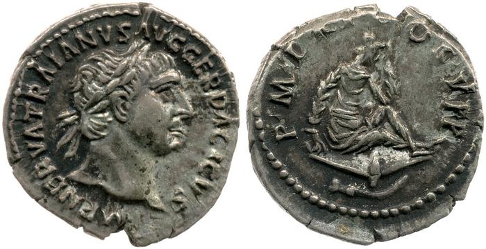 RIC II Trajan 89, реверс, bm