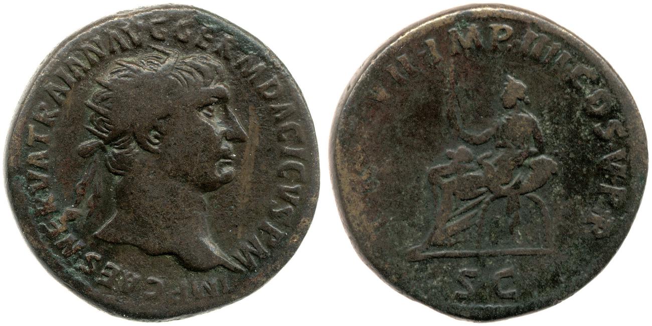аверс RIC II Trajan 454