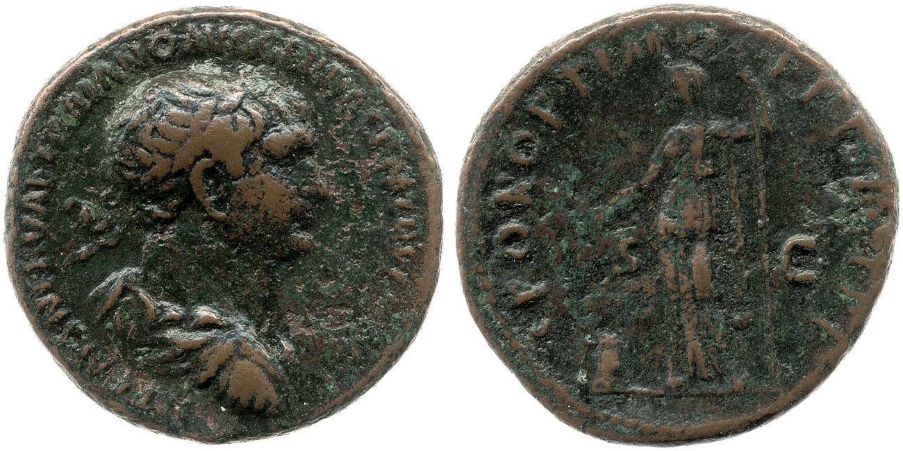 RIC II Trajan 479, аверс, bm