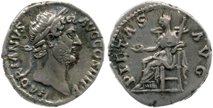 RIC II, Part 3 (second edition) Hadrian 1412, реверс, bm