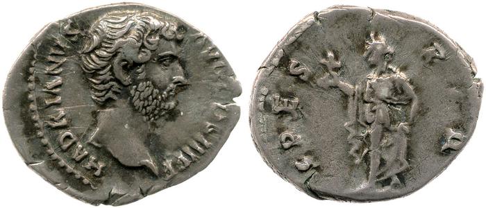 RIC II, Part 3 (second edition) Hadrian 2360, реверс, bm