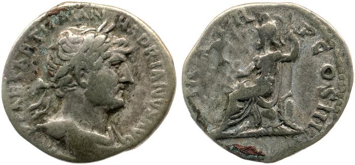 RIC II, Part 3 (second edition) Hadrian 544, реверс, bm