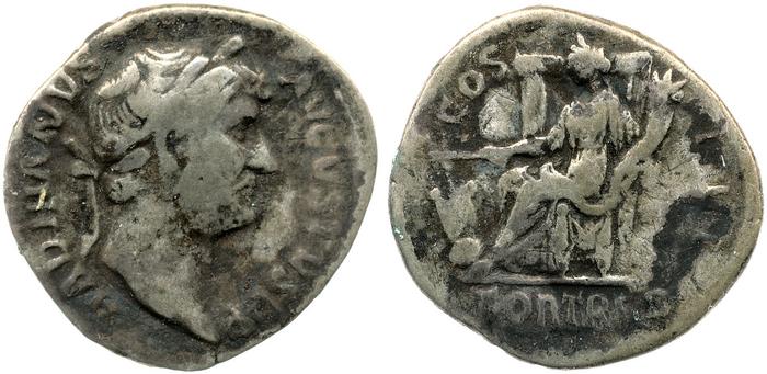 RIC II, Part 3 (second edition) Hadrian 936, реверс, bm